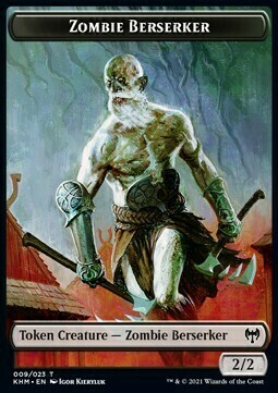 Zombie Berserker // Dwarf Berserker Card Front