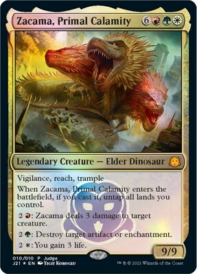 Zacama, Primal Calamity Card Front