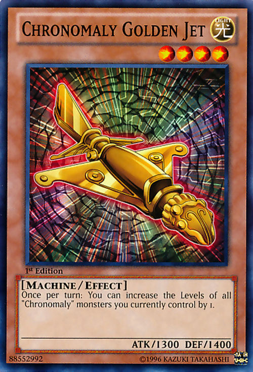 Chronomaly Golden Jet Card Front