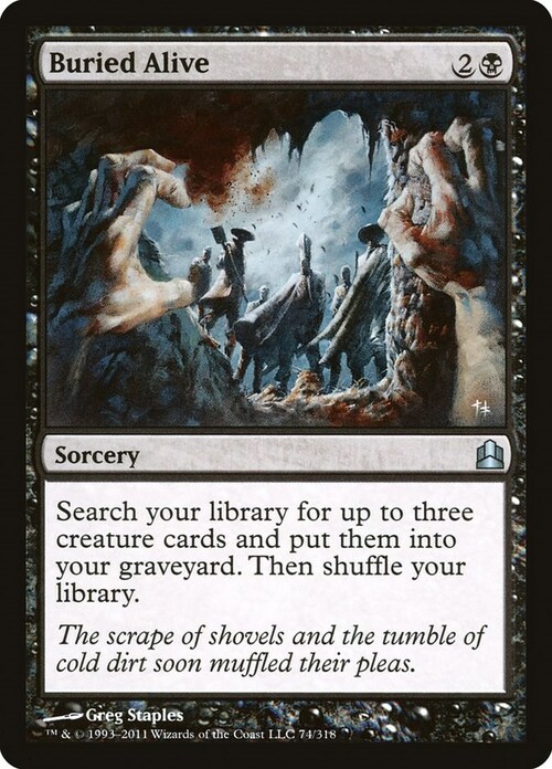 Buried Alive Card Front