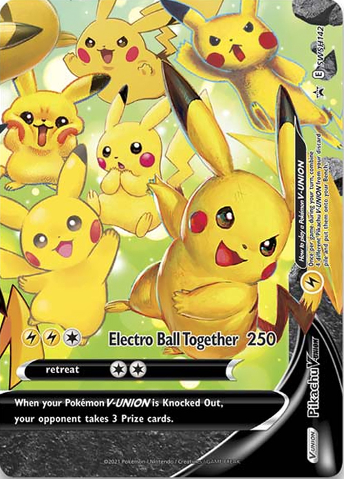 Pikachu V-UNION Card Front