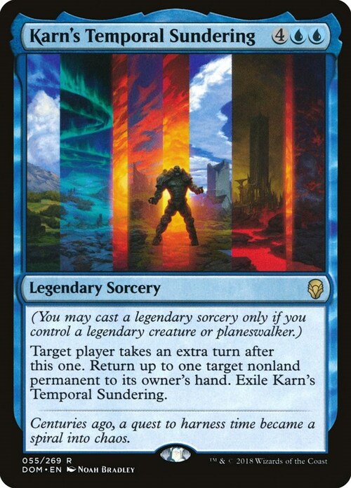 Karn's Temporal Sundering Card Front