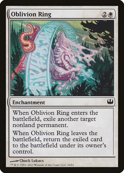 Oblivion Ring Card Front