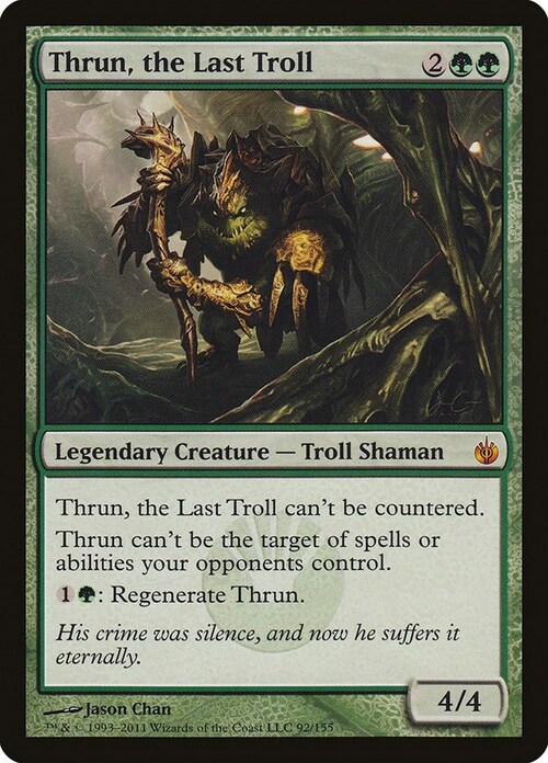 Thrun, the Last Troll Card Front