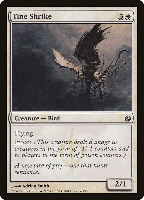 Tine Shrike Card Front