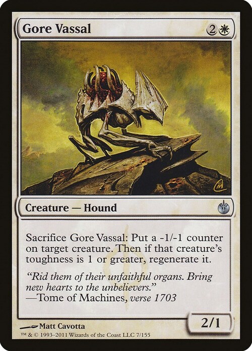 Gore Vassal Card Front