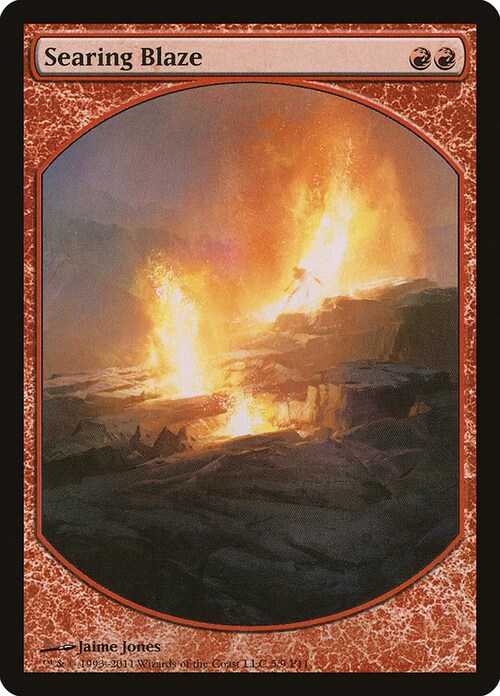 Searing Blaze Card Front