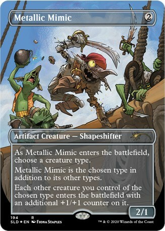 Metallic Mimic Card Front