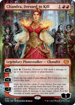 Chandra, Dressed to Kill Card Front