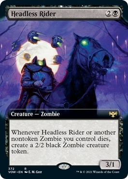 Headless Rider Card Front