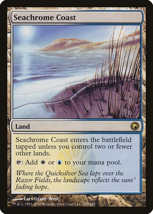 Seachrome Coast Card Front