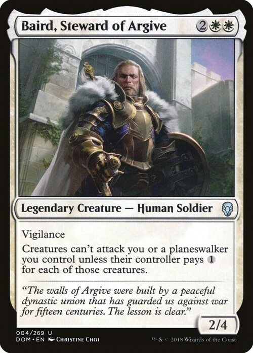 Baird, Steward of Argive Card Front