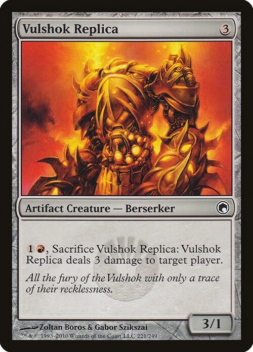 Vulshok Replica Card Front