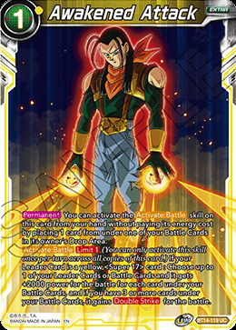 Awakened Attack Card Front