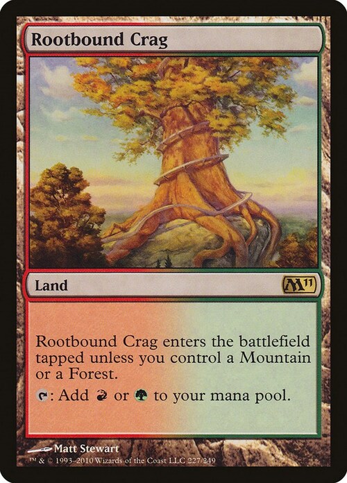 Rootbound Crag Card Front