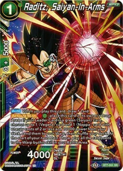 Raditz, Saiyan-In-Arms Card Front