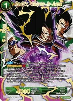 Raditz, Saiyan-In-Arms Card Front