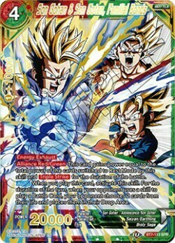 Son Gohan & Son Goten, Familial Bonds Card Front