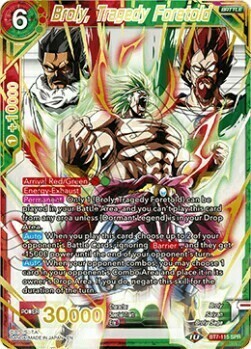 Broly, Tragedy Foretold Card Front