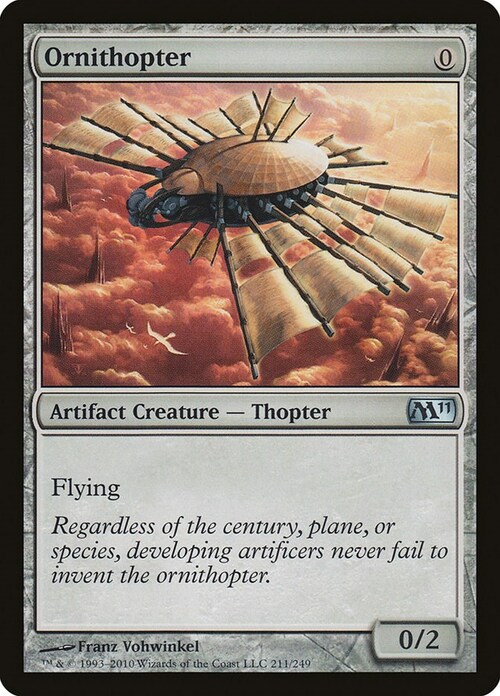 Ornithopter Card Front