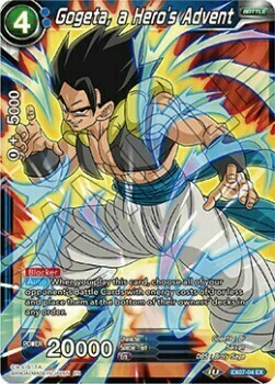 Gogeta, a Hero's Advent Card Front