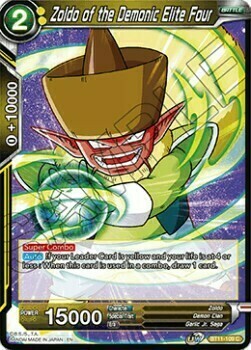 Zoldo of the Demonic Elite Four Card Front