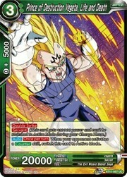 Prince of Destruction Vegeta, Life and Death