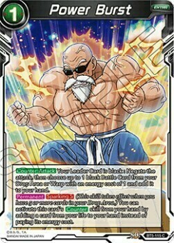 Power Burst Card Front