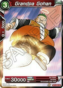 Grandpa Gohan Card Front