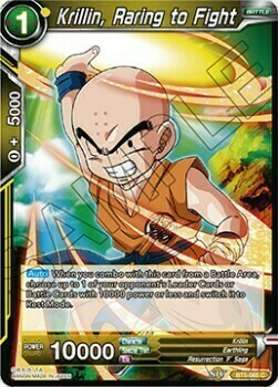 Krillin, Raring to Fight Card Front