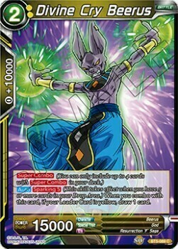 Divine Cry Beerus Card Front