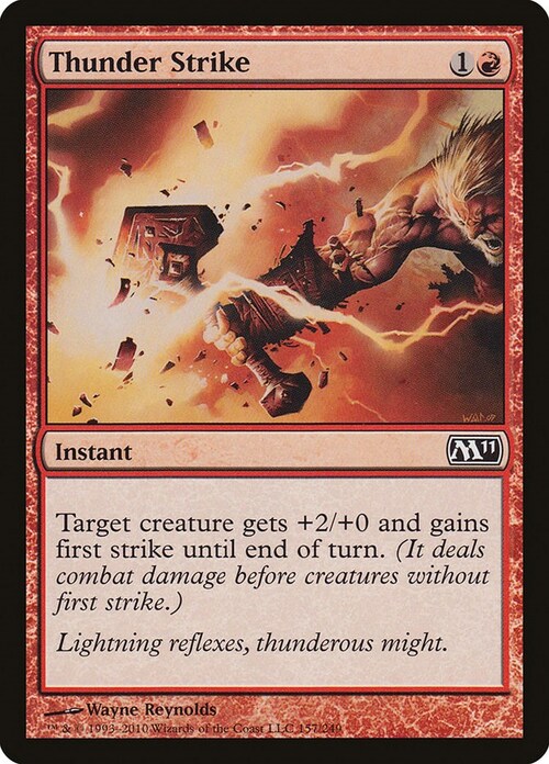 Thunder Strike Card Front