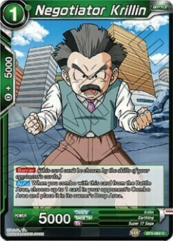 Negotiator Krillin Card Front