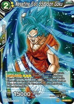 Negating Fist SSB Son Goku Card Front