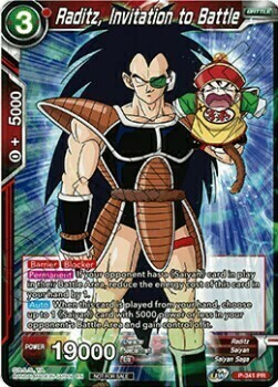 Raditz, Invitation to Battle Card Front