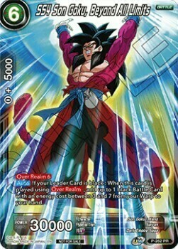 SS4 Son Goku, Beyond All Limits Card Front