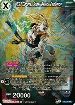 SS3 Gogeta, Super Warrior Evolution Card Front