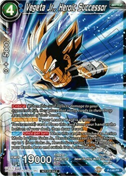 Vegeta Jr., Heroic Successor Card Front