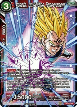 Vegeta, Unyielding Temperament Card Front