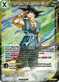 Son Goku, the Legendary Warrior Card Front