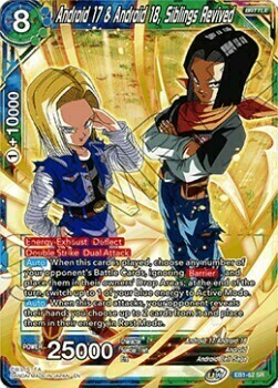 Android 17 & Android 18, Siblings Revived Card Front