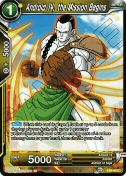 Android 14, the Mission Begins Card Front