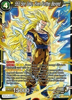 SS3 Son Goku, Even Further Beyond Card Front