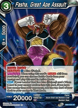 Fasha, Great Ape Assault Card Front