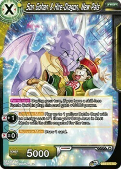 Son Gohan & Hire-Dragon, New Pals Card Front