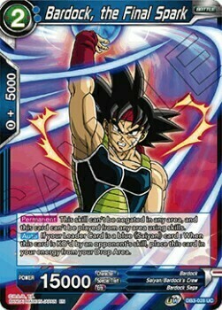 Bardock, the Final Spark Card Front