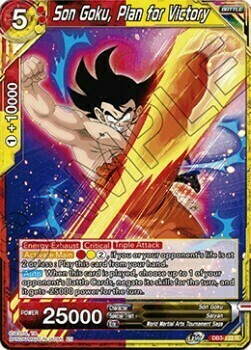 Son Goku, Plan for Victory Card Front