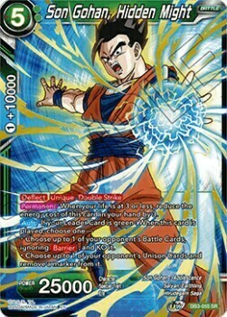 Son Gohan, Hidden Might Card Front