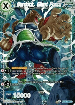 Bardock, Giant Force Card Front