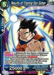 Results of Training Son Gohan